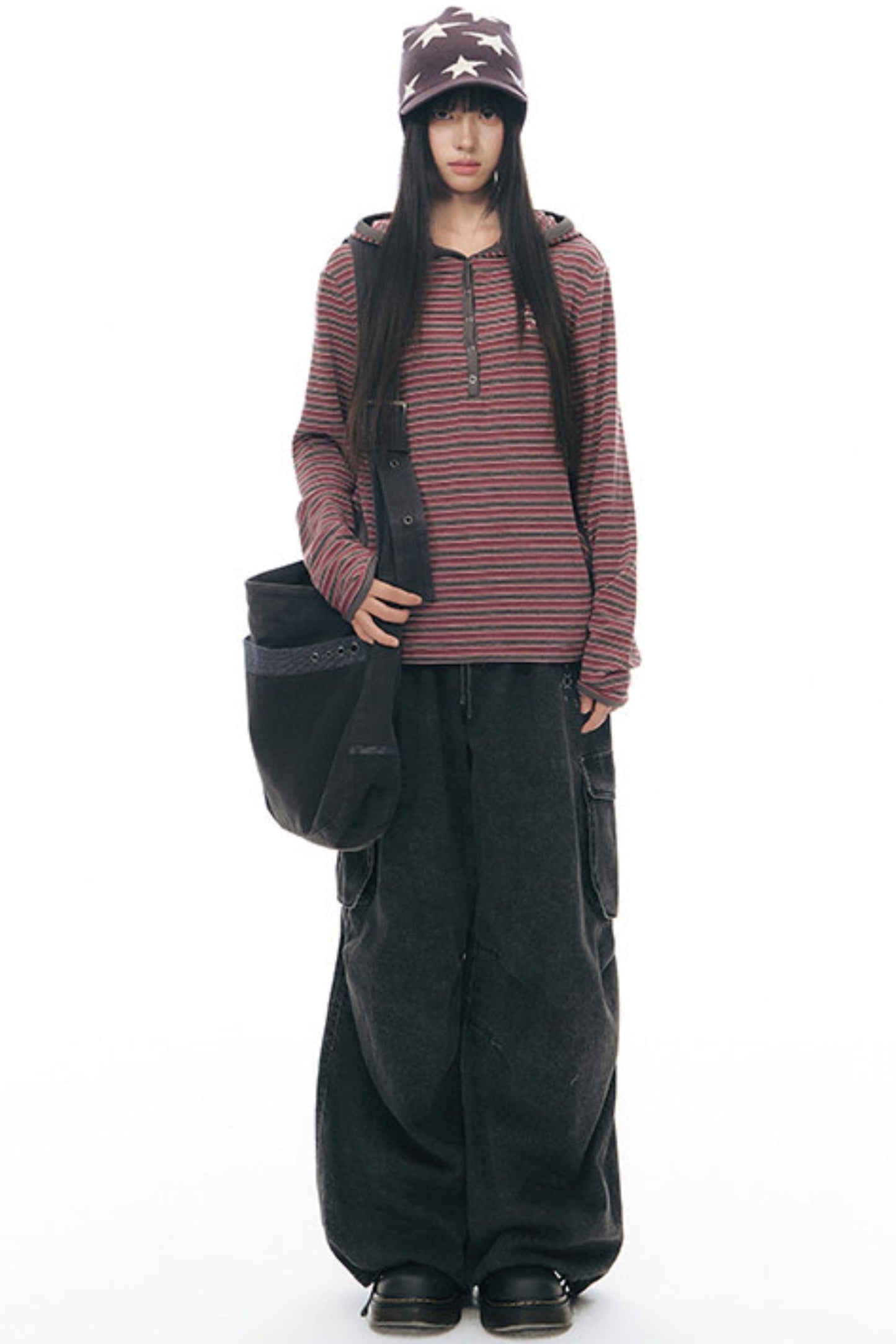 Vintage Weite Retro-Hosen