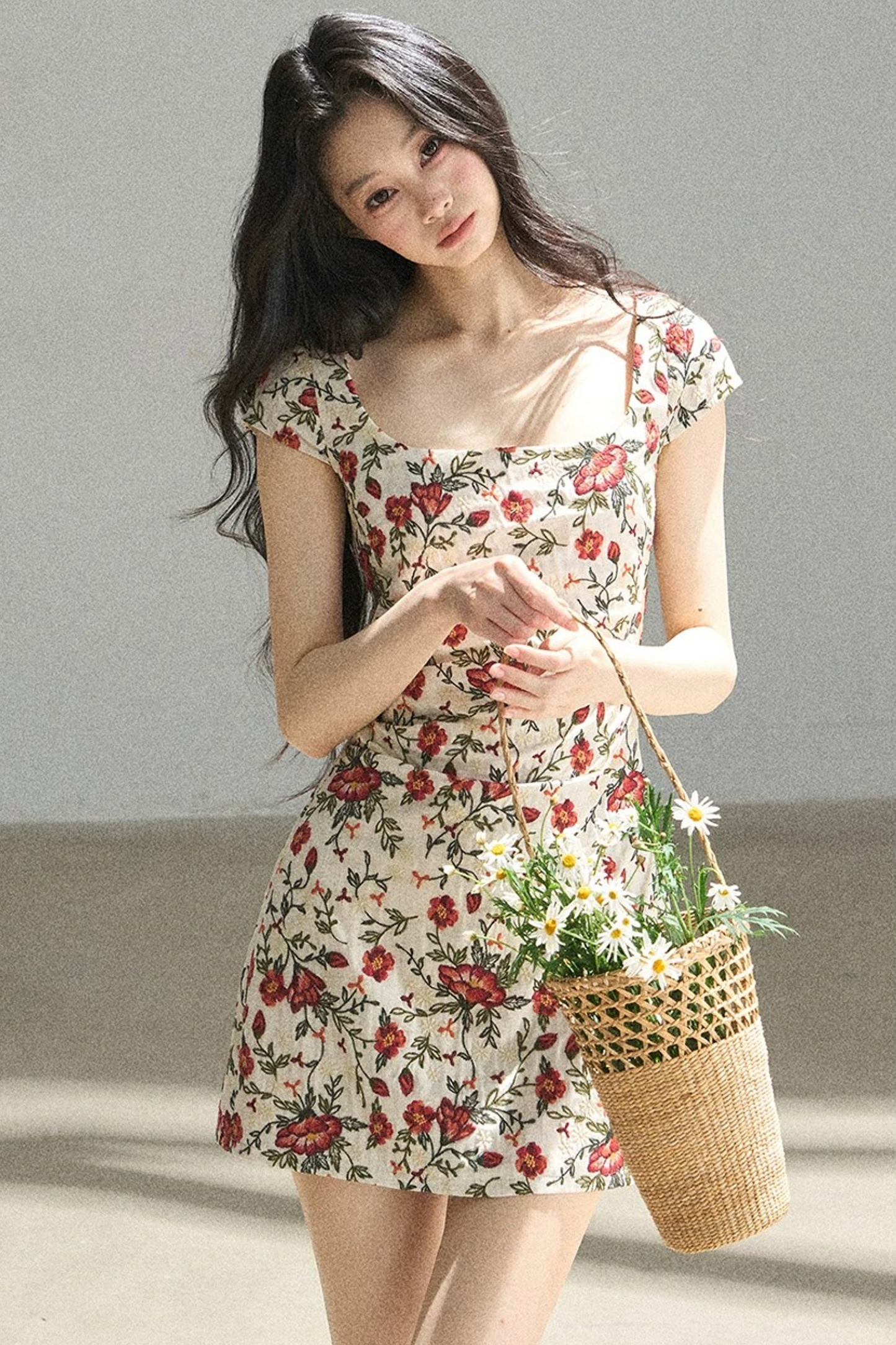 Rose Garden Floral Dress