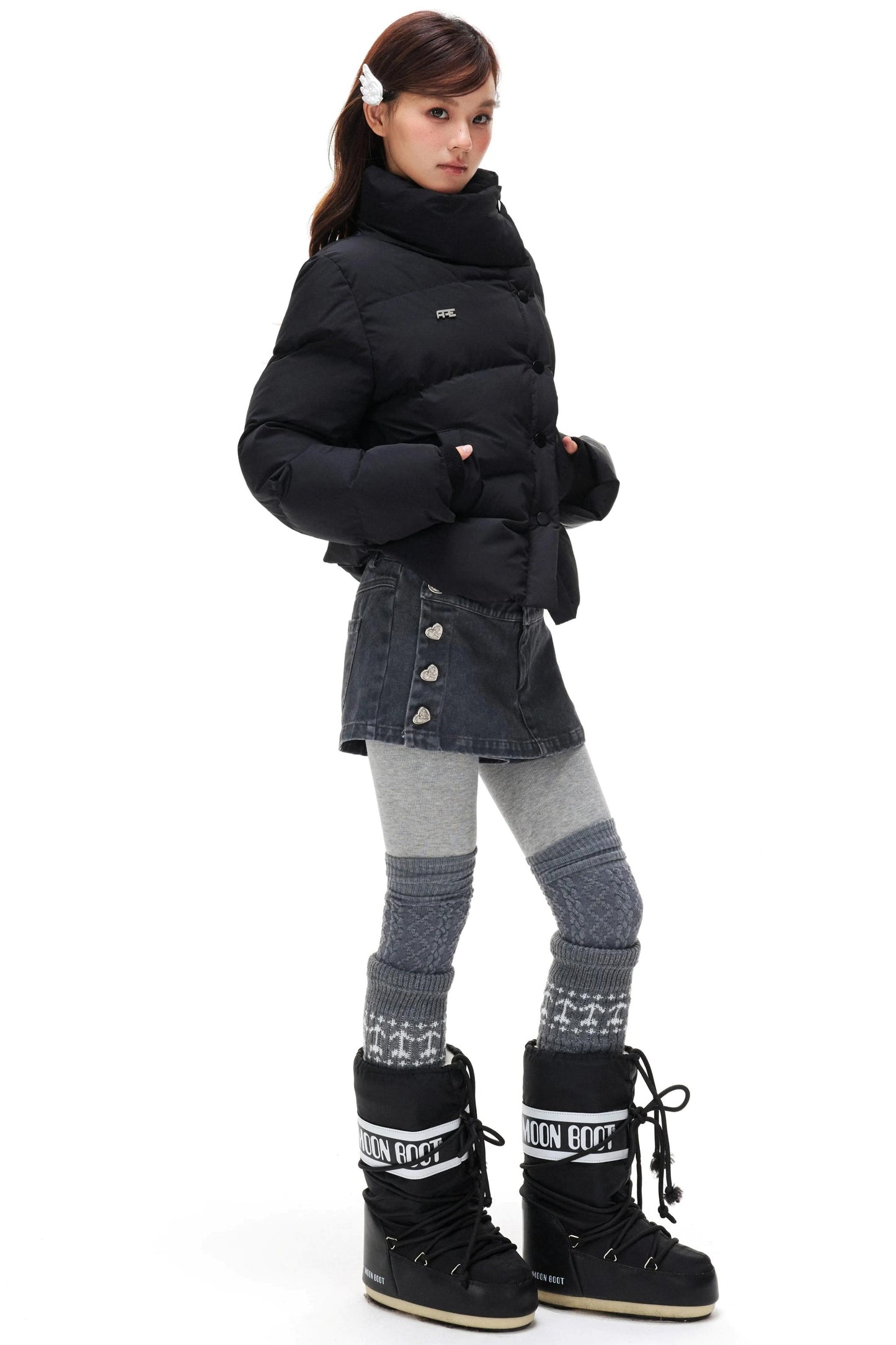 Retro Stand Collar Cotton Jacket