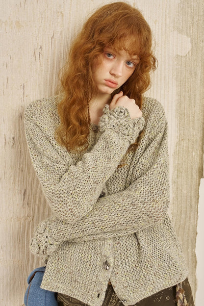 Vintage Crocheted Cardigan