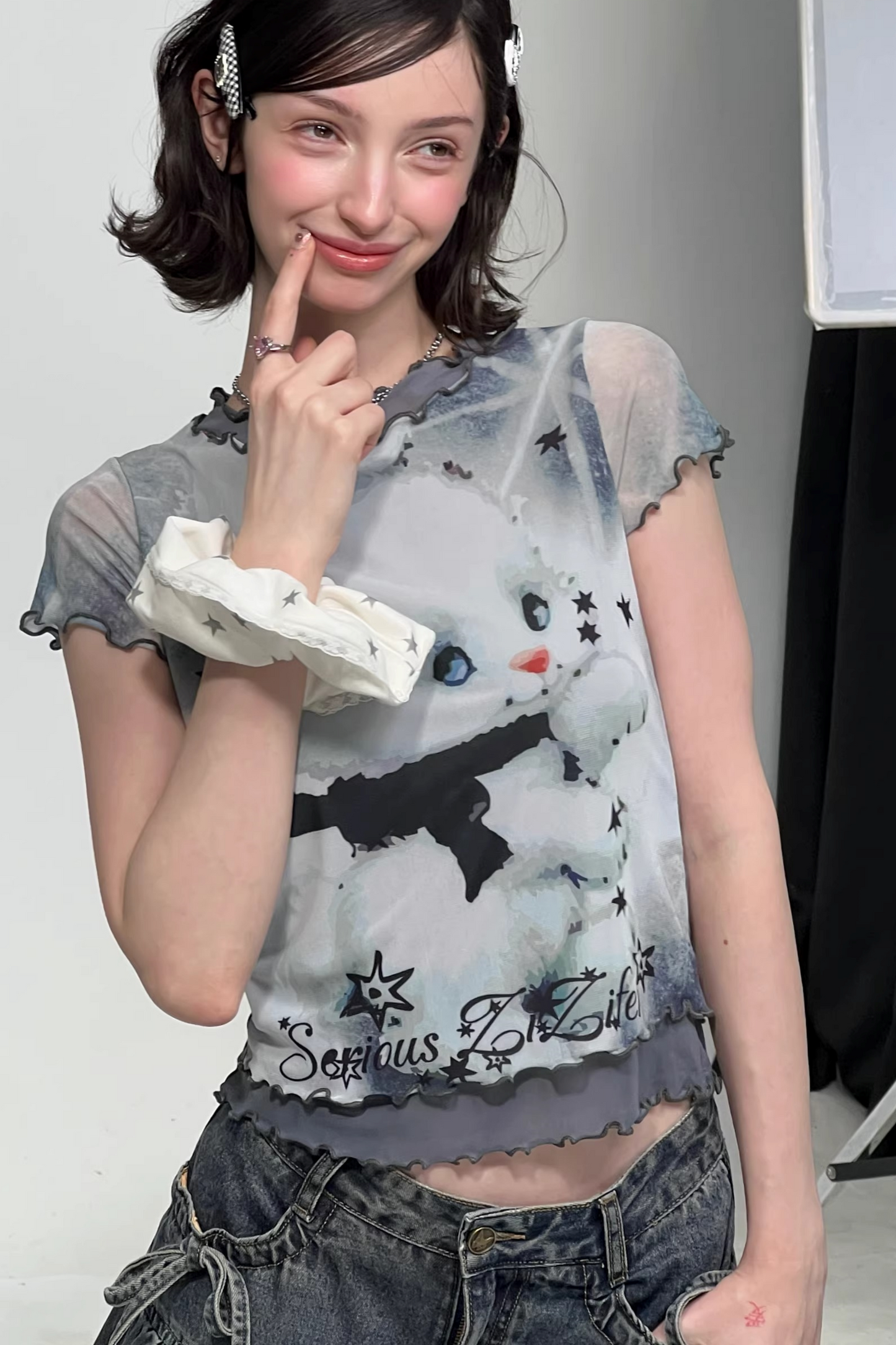 Rabbit Dream Mesh Top