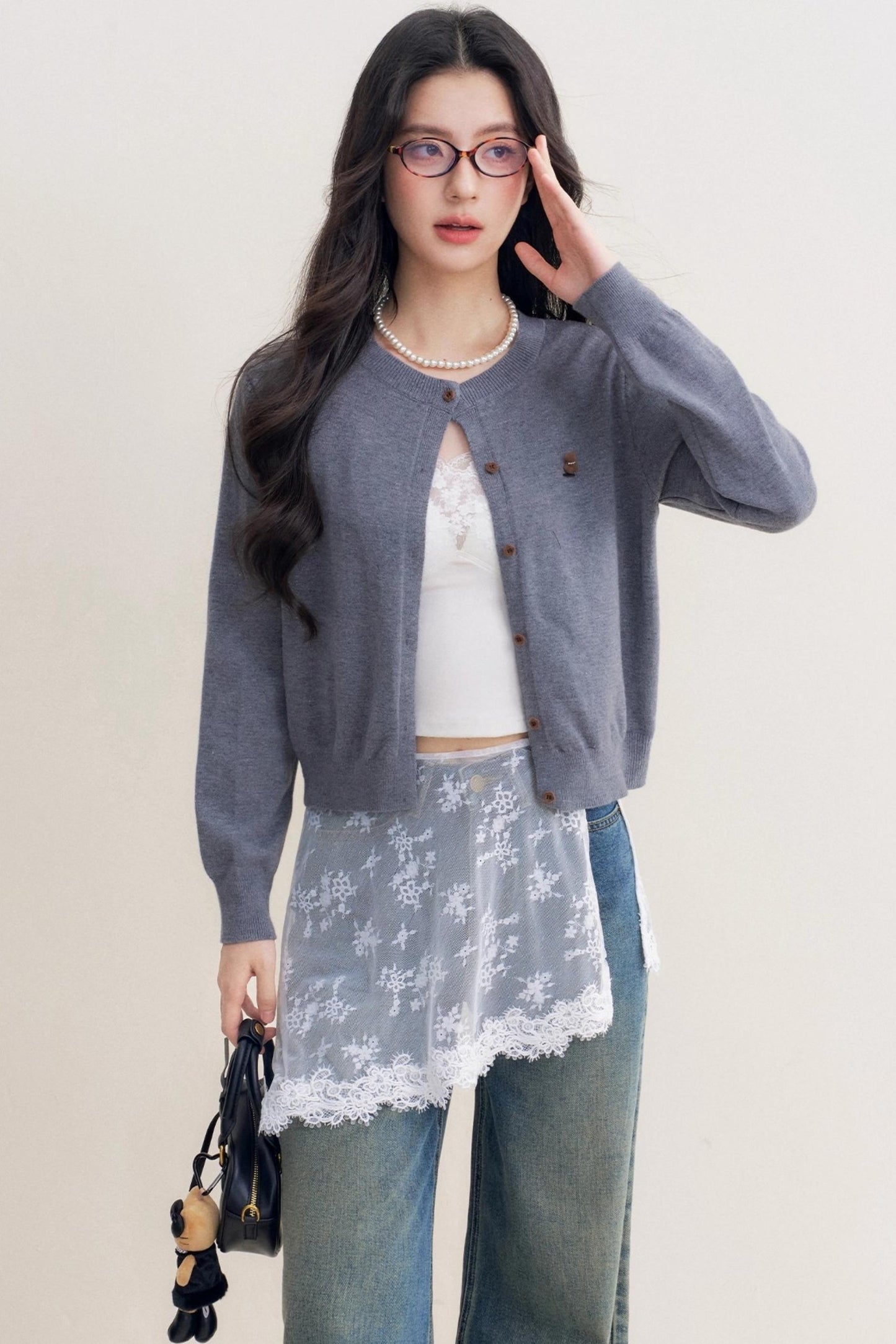 Lazy Cat Leg Jeans Set-Up