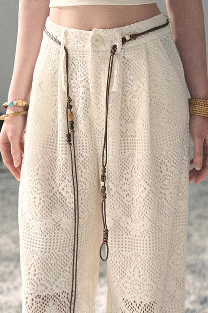 Wide-Leg Summer Pants
