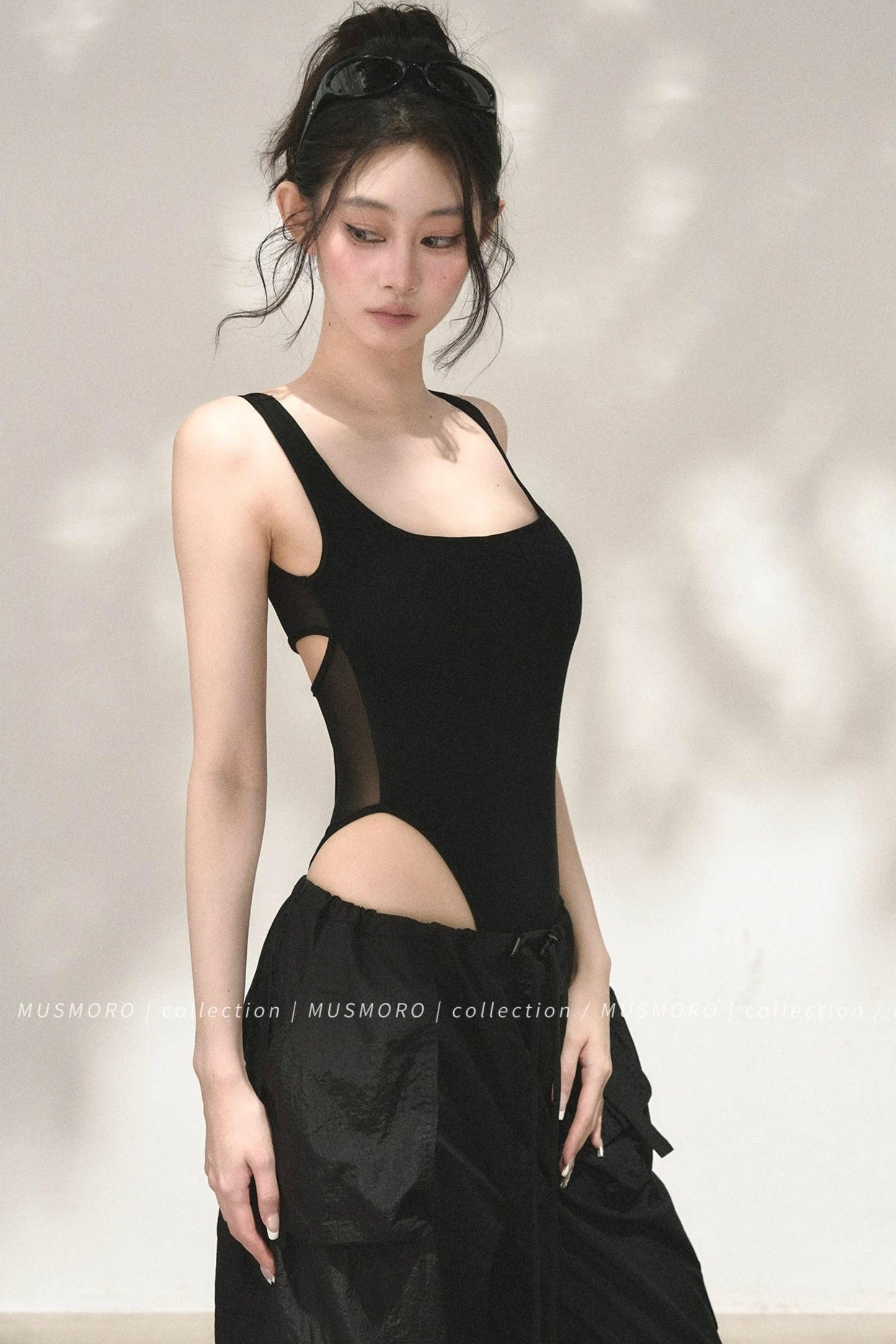 Open Back Mesh Bodysuit