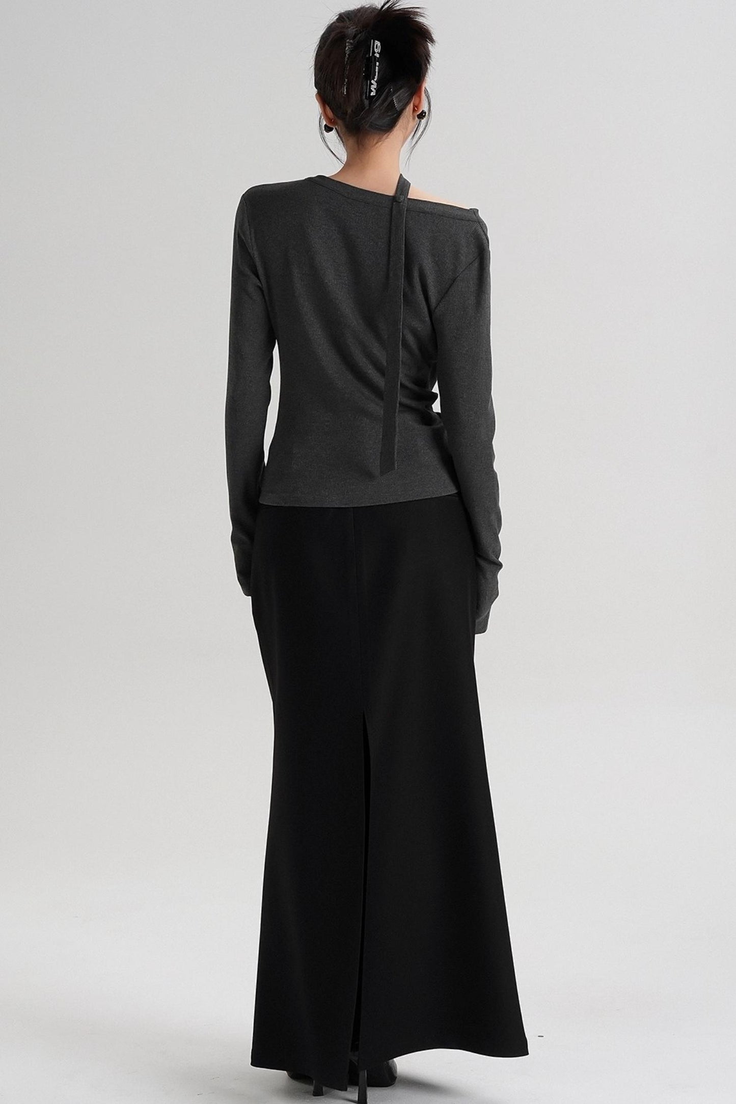 High-End Design Long-Sleeved T-Shirt Top