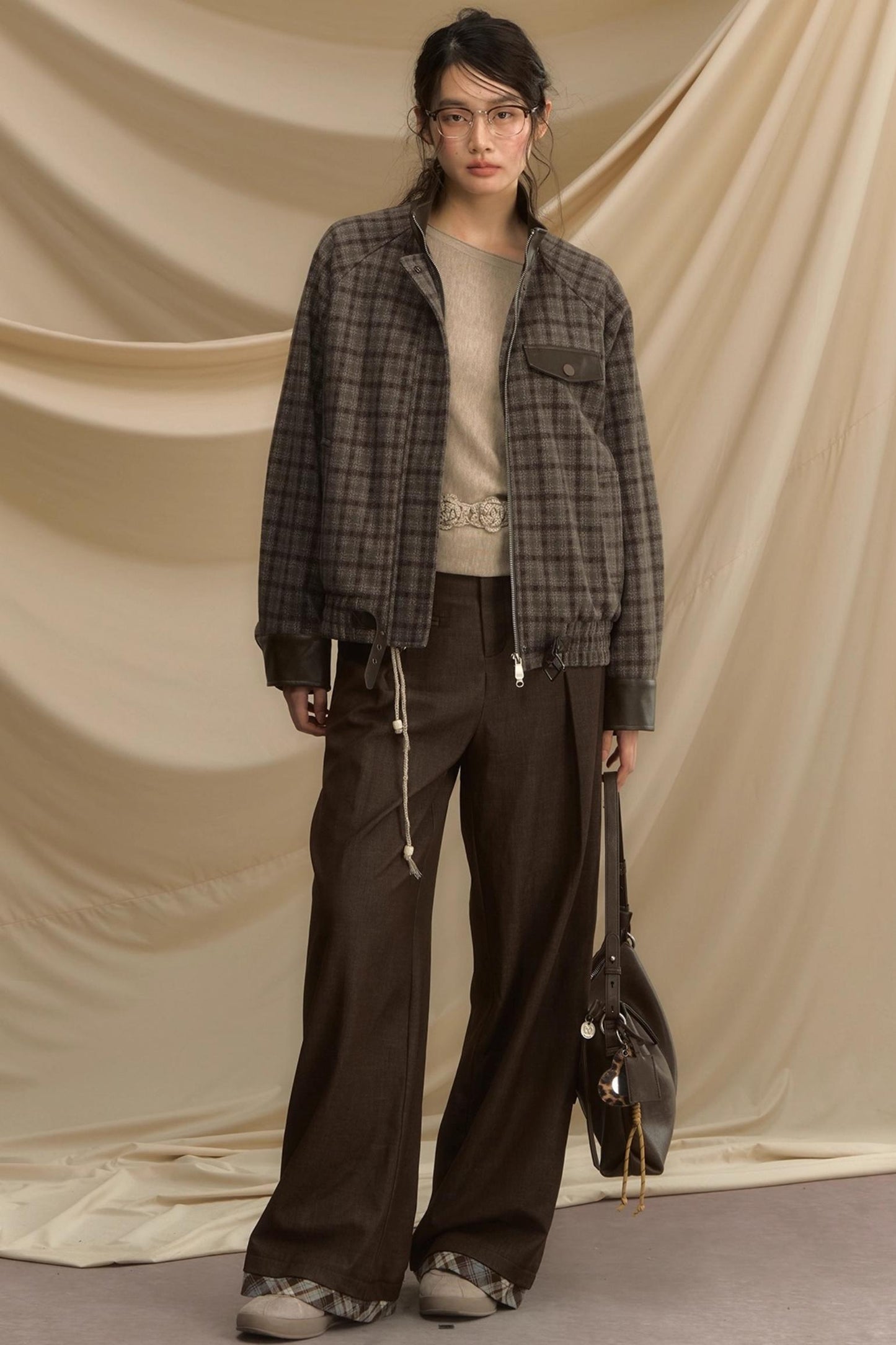 Autumn Souvenir Wide-Leg Pants