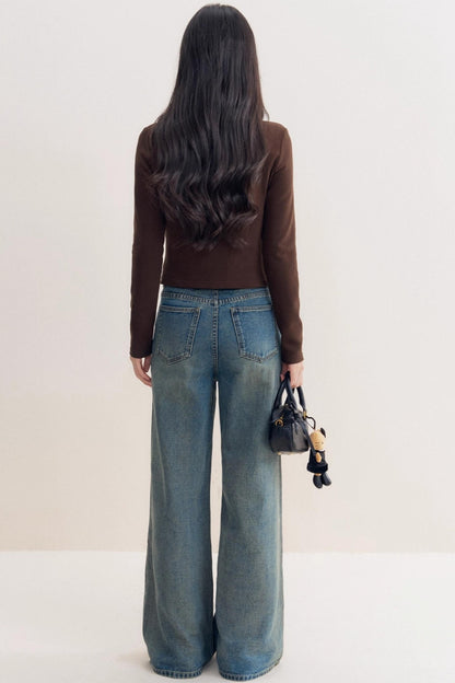 Romantic Lace Chocolate Cardigan