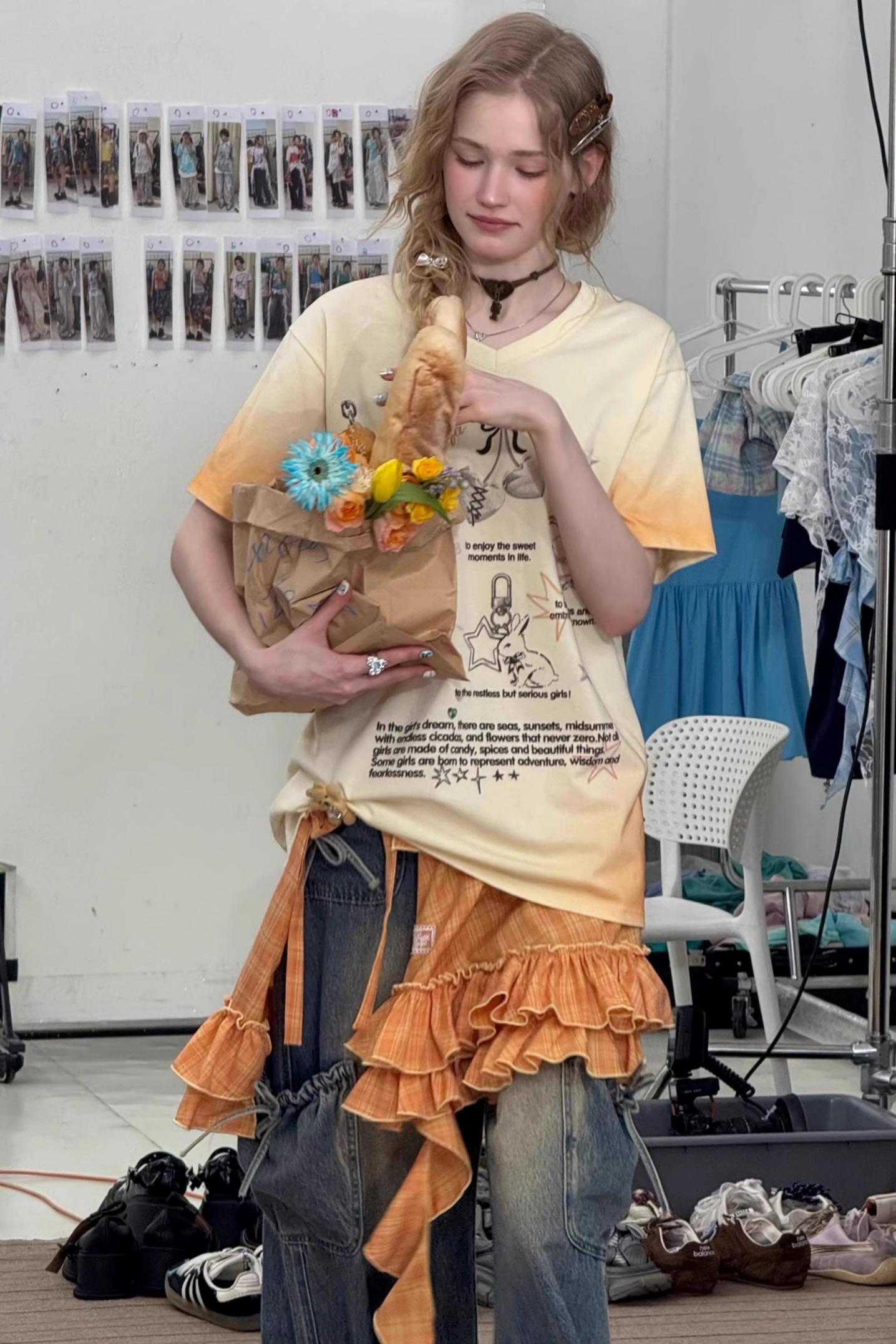 Irregular Pleated Lace Dress