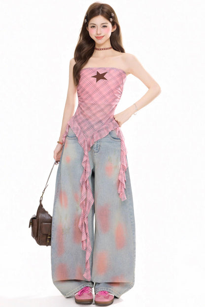 Retro Washed Gradient Pants