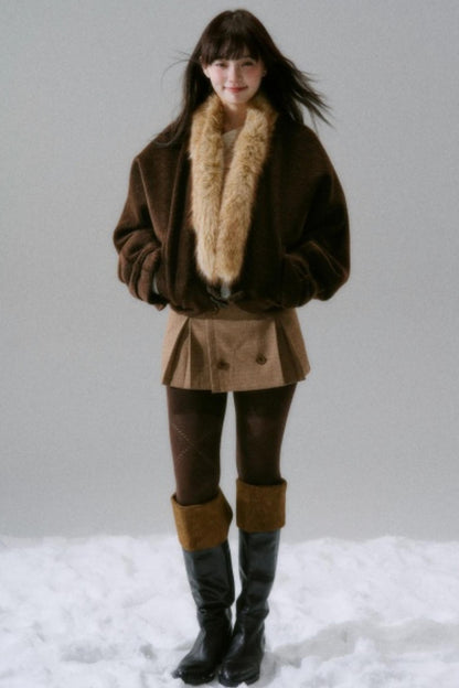 Lost Forest Woolen Cardigan Coat