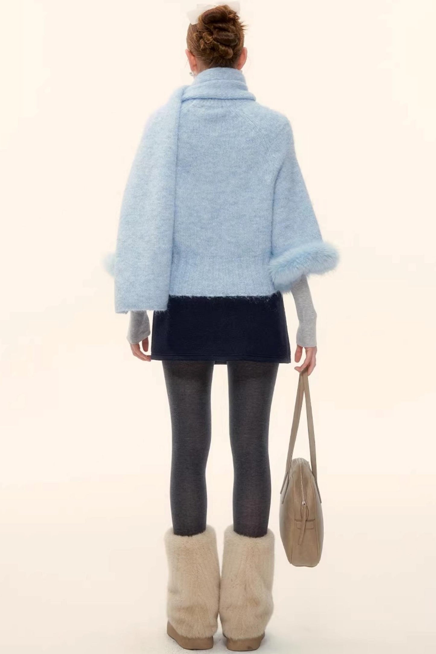 A-Linien-Rock aus Kunstwolle