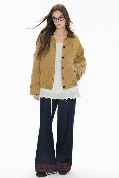 Retro Suede Work Jacket