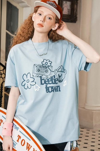 Retro Floral Tee