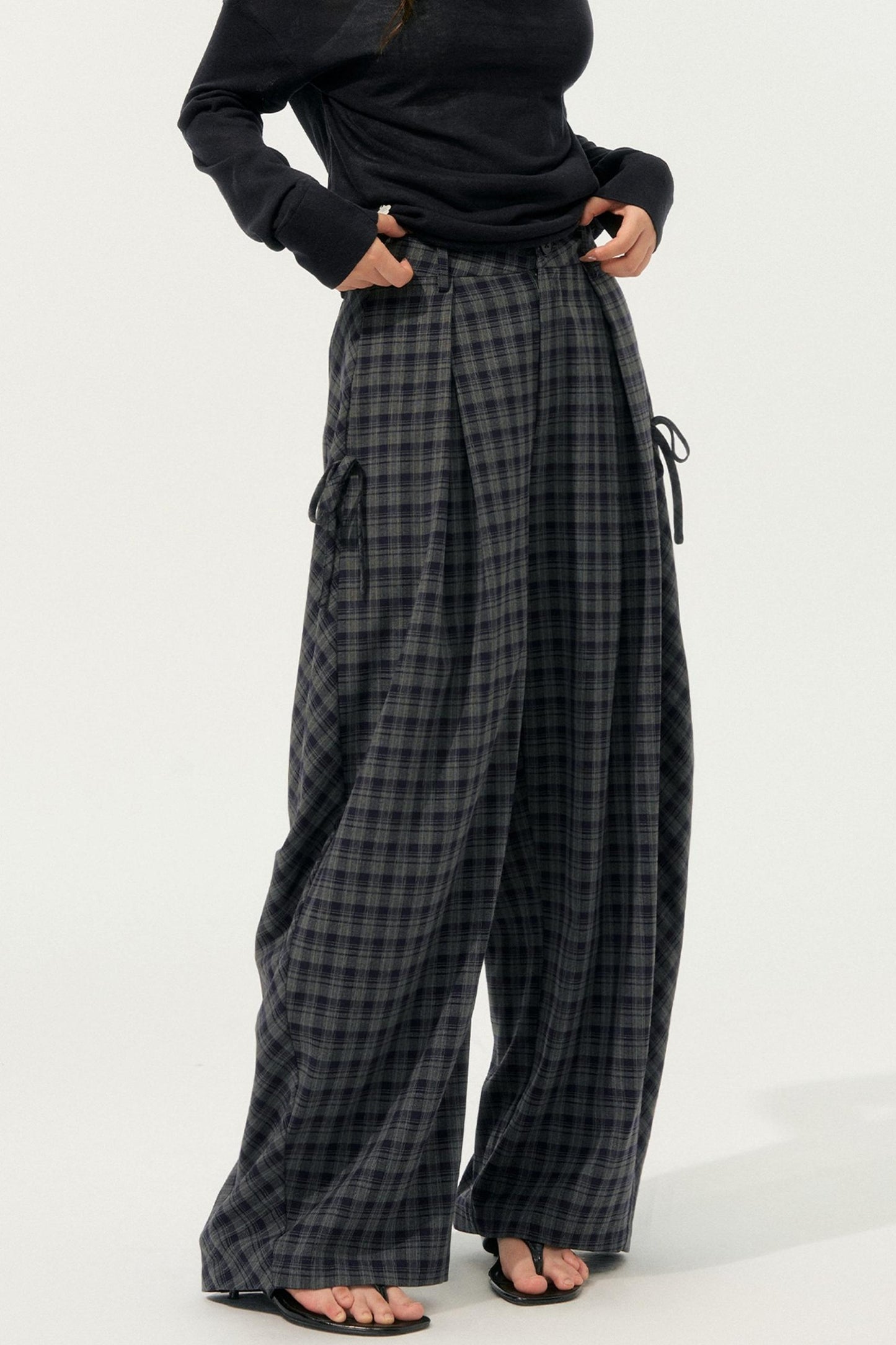 Loose Drape Straight Pants
