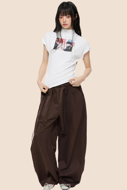 Fitted Short Sleeve Crop Tee