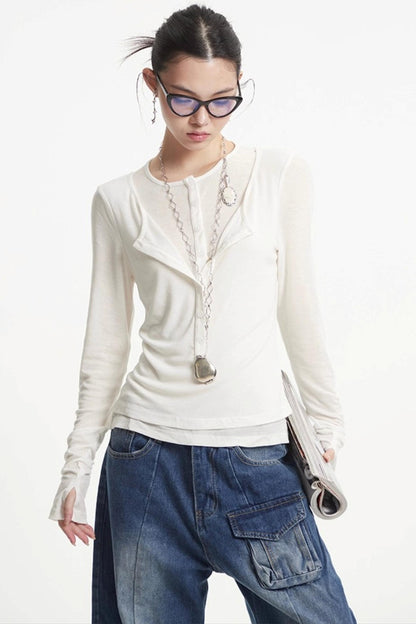 Vintage Buttoned Sweater