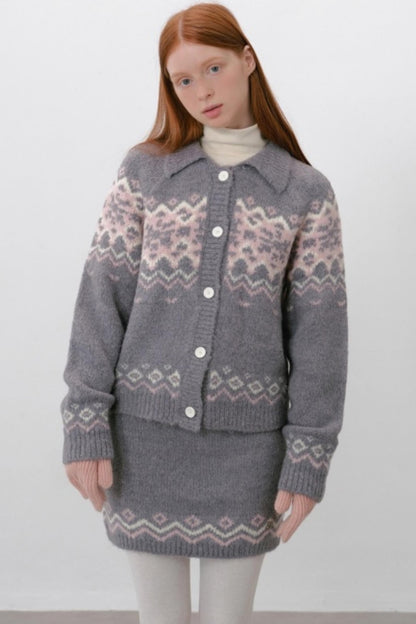 Winter Fair Island Knitted Skirt