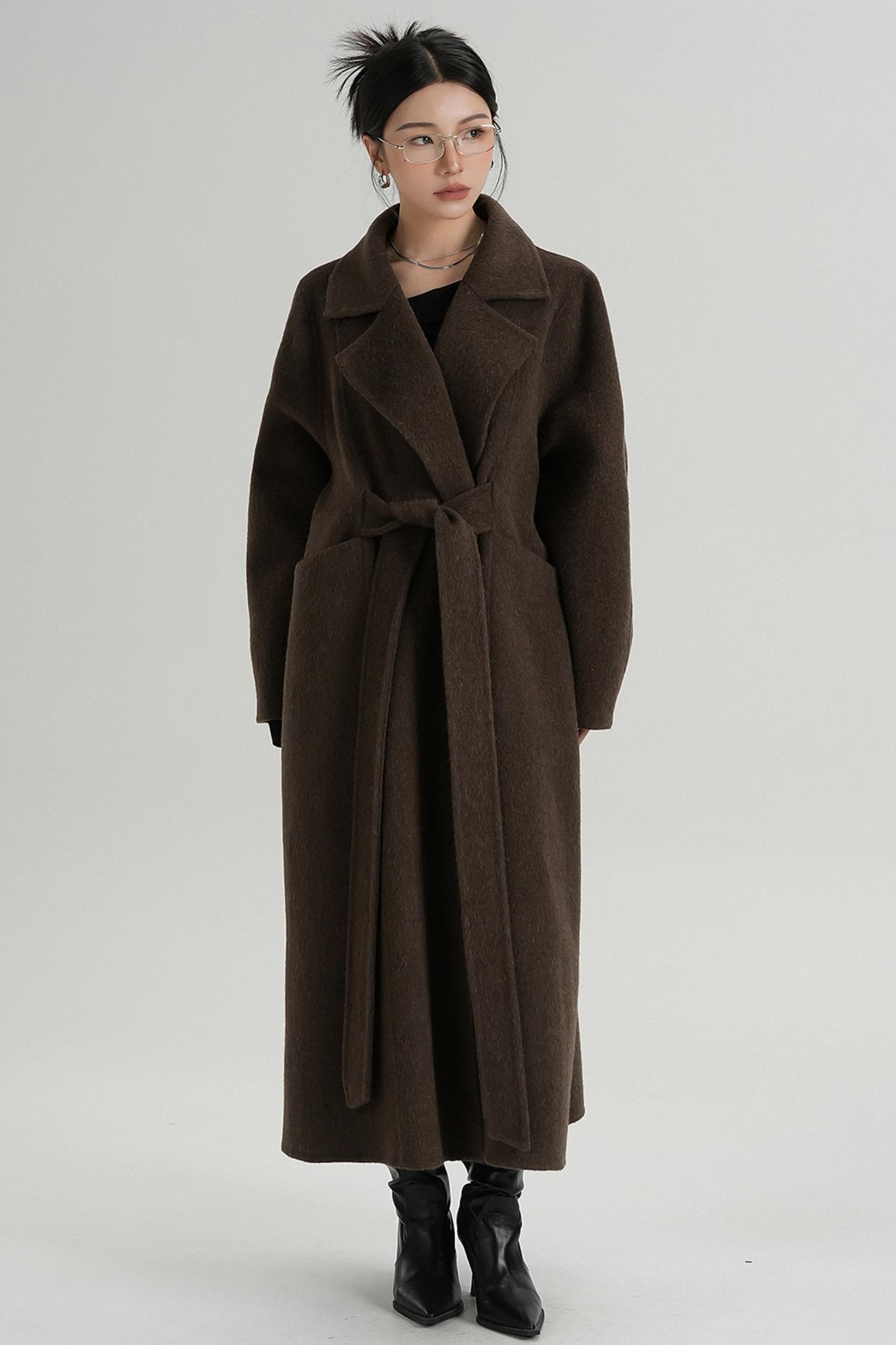 Temperament Wool Reversible Coat