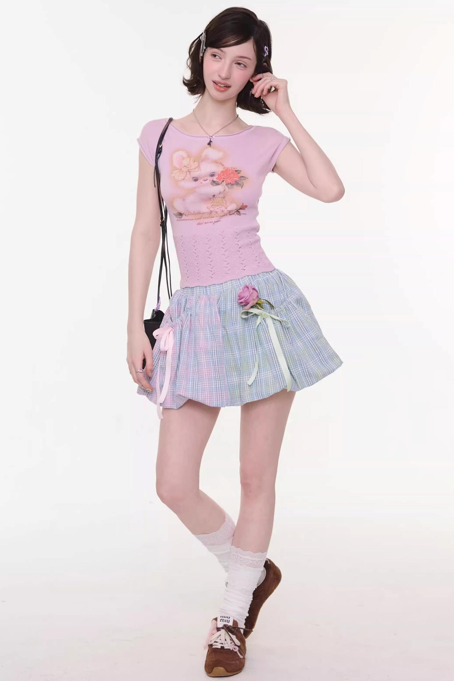 Falda de cuadros Rainbow Candy