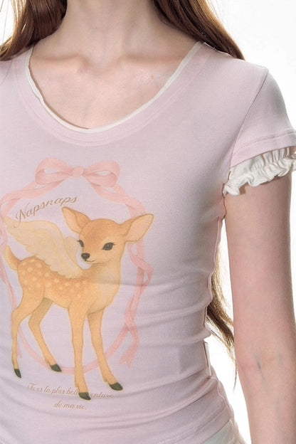 Sweet Summer V-Neck T-Shirt