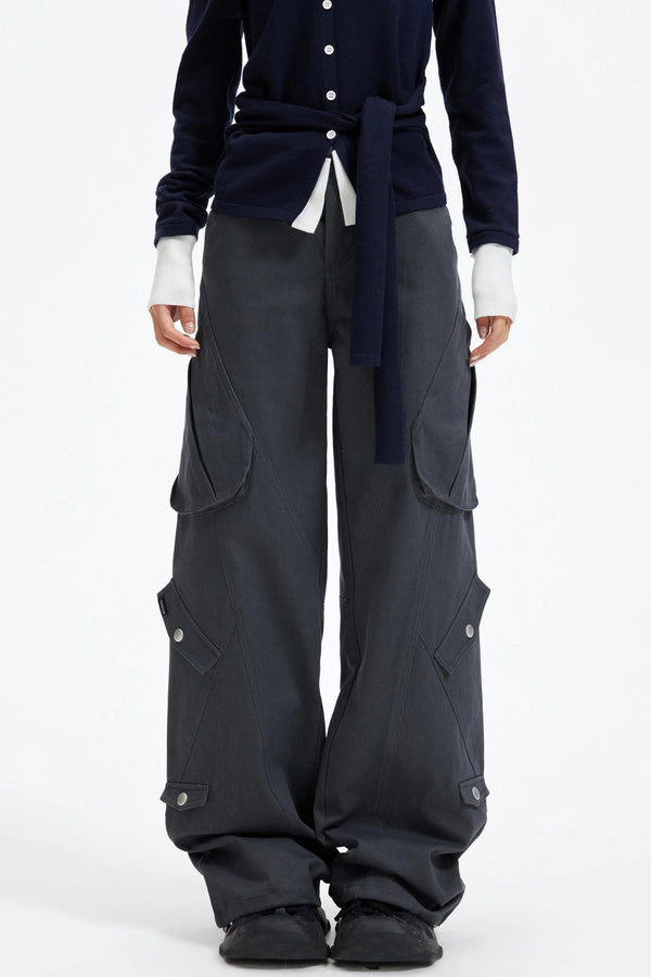 Versatile Casual Wide-Leg Pants