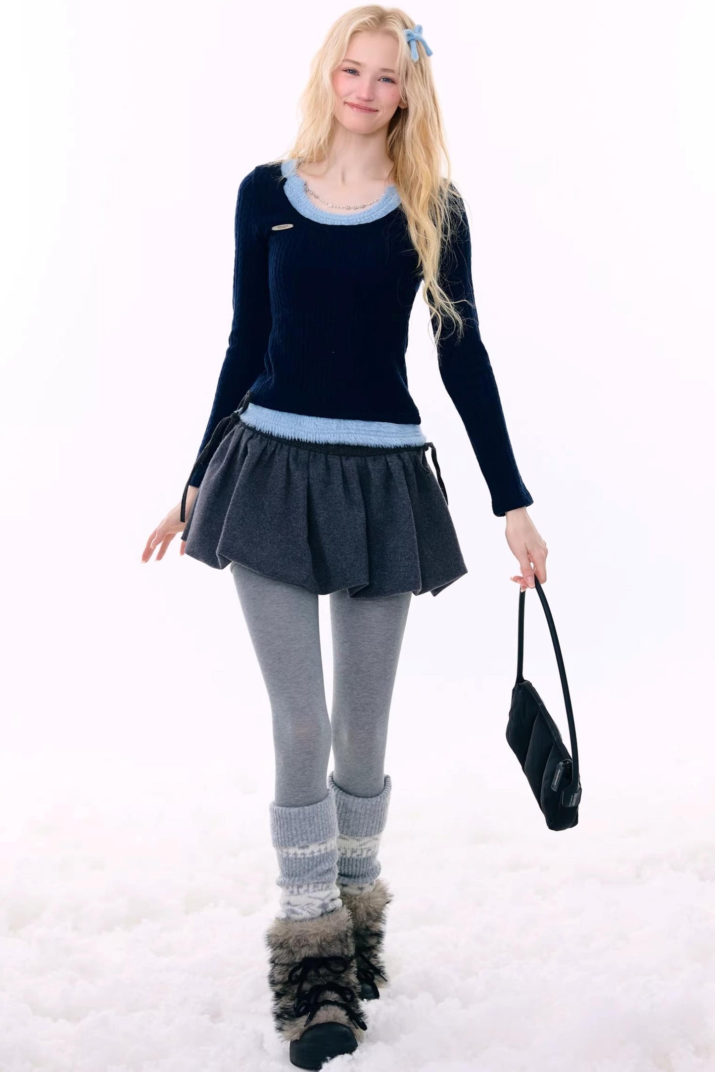 Retro Knit Chain Top