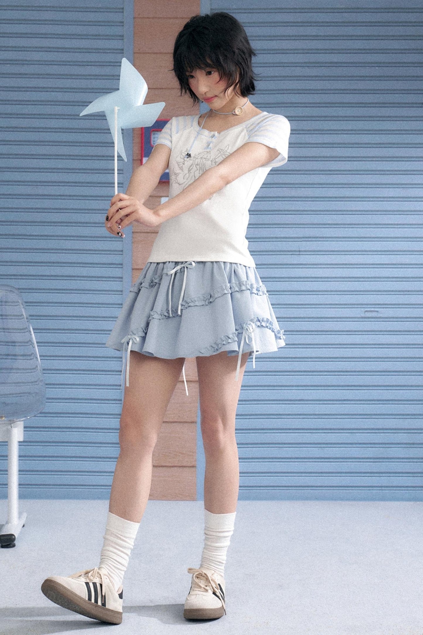 Striped Patchwork Tee