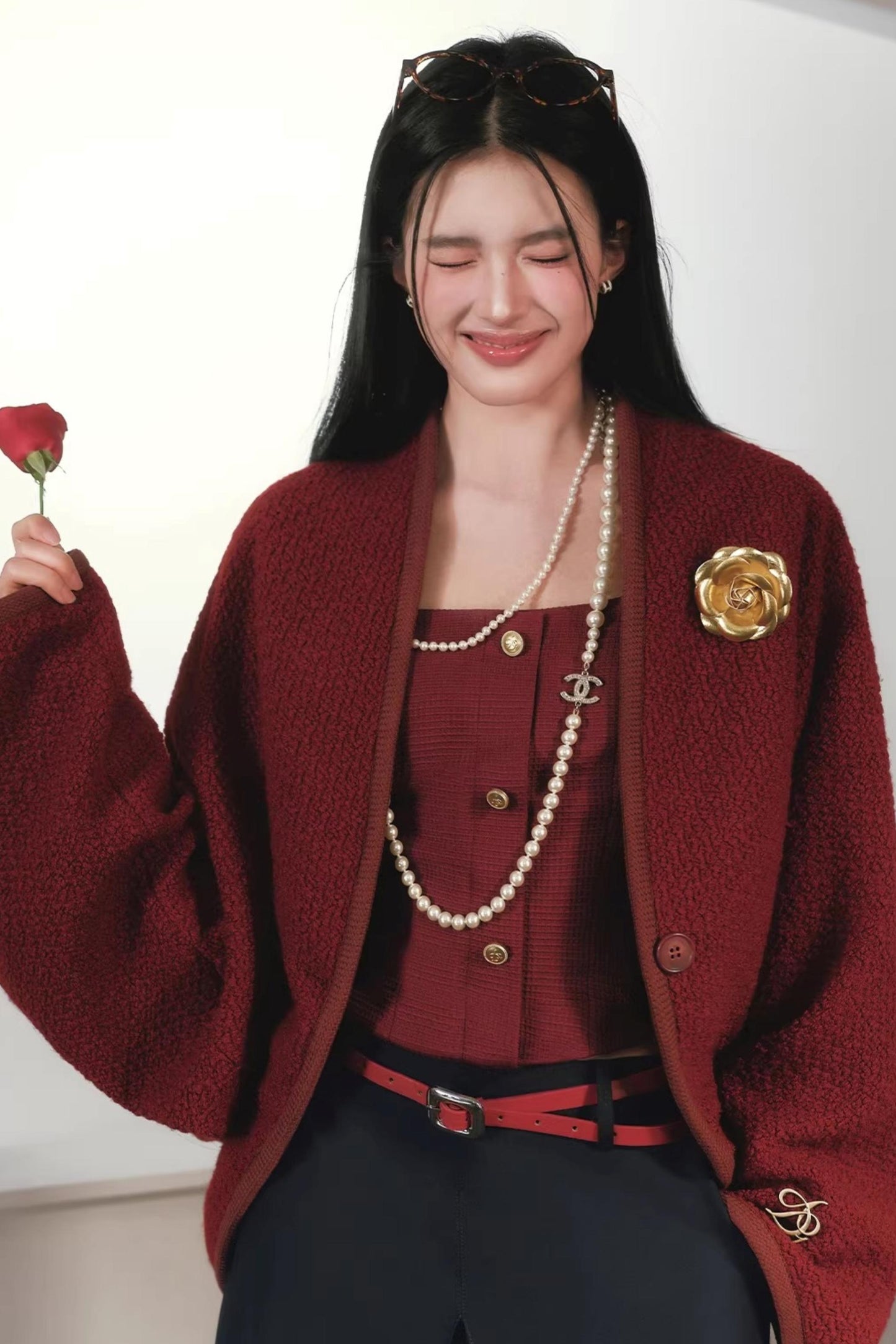 Batwing Wool Cocoon Coat Set-Up