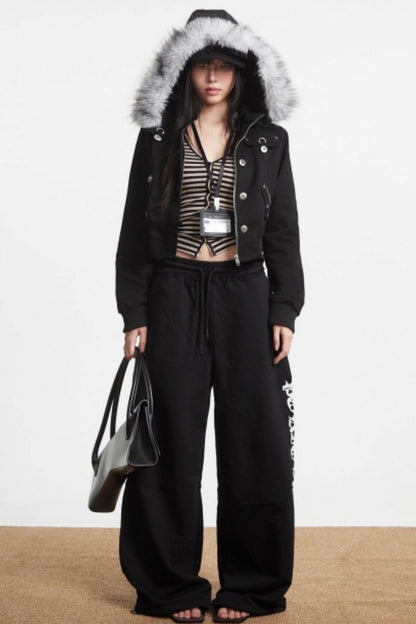 Retro Light Green Hooded Jacket