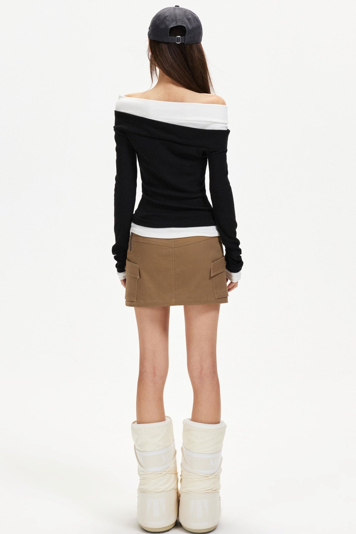 One-Shoulder Knitted Top