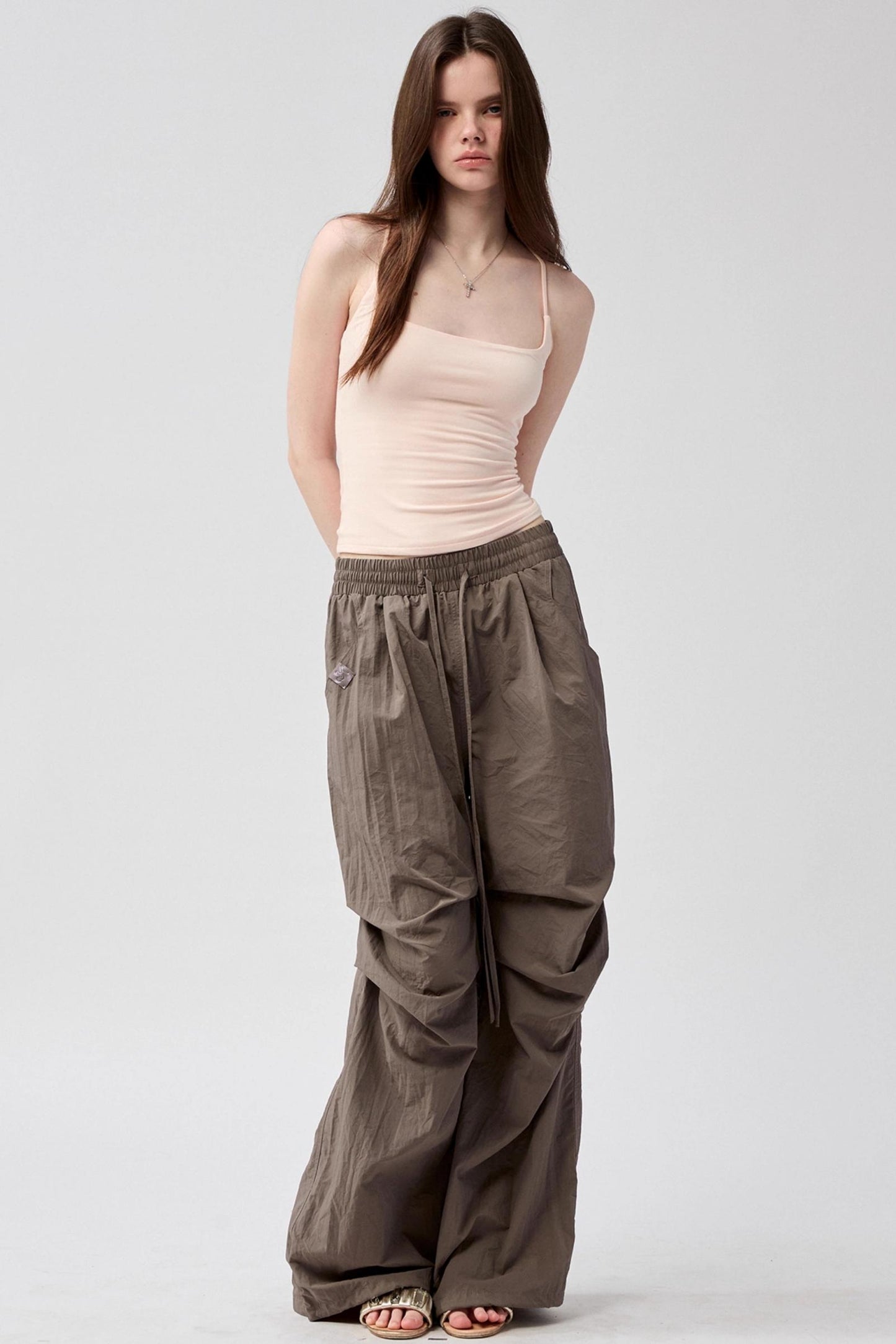 Shaped Drape Bustier Top