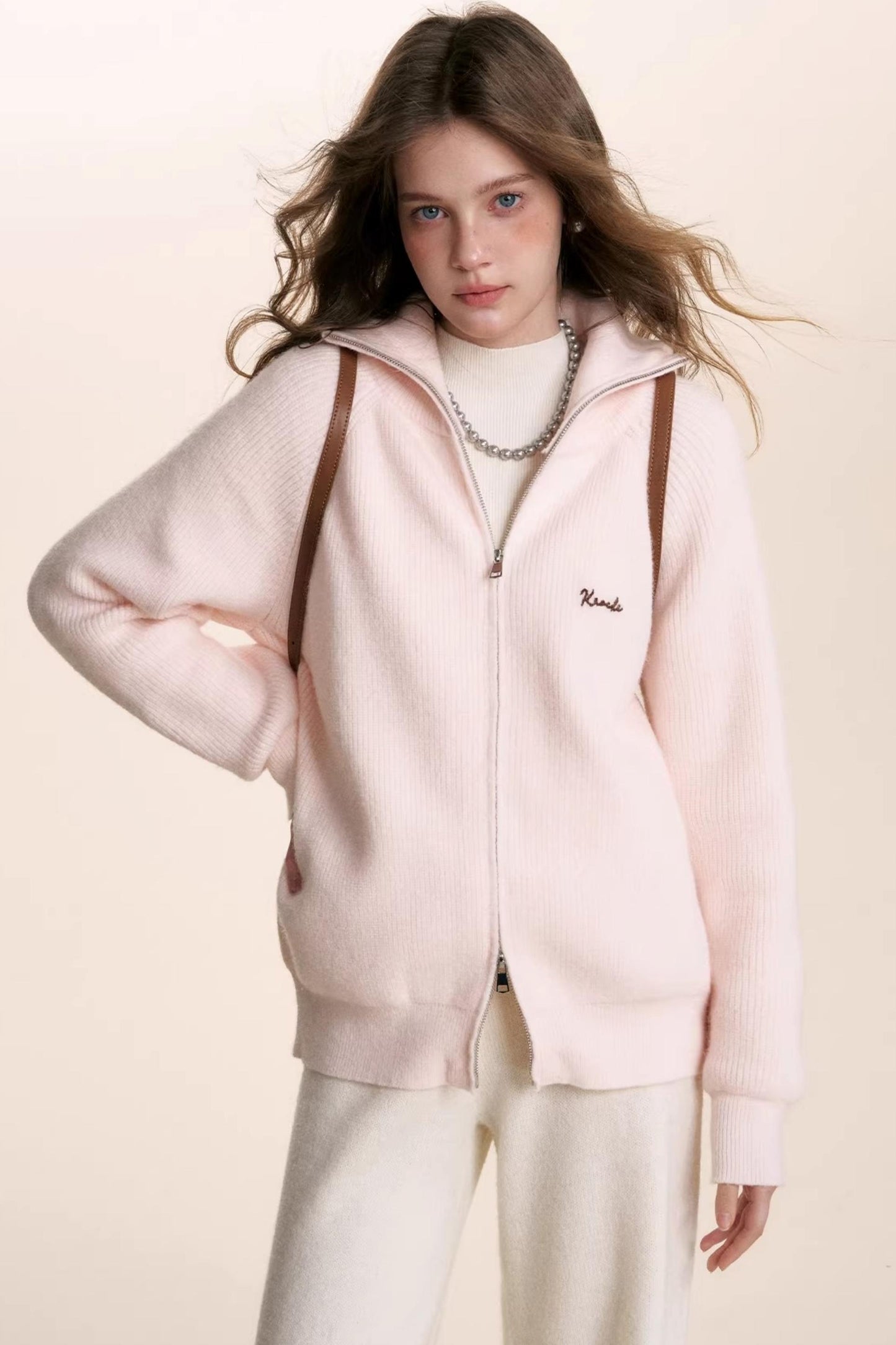 Winter Double-Zip Cardigan Jacket