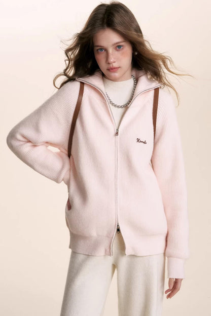 Winter Double-Zip Cardigan Jacket