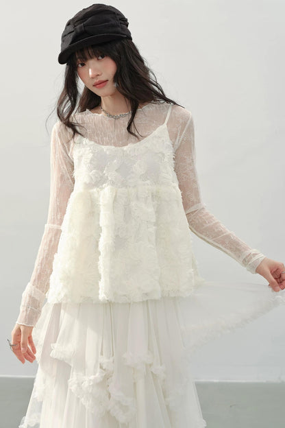 Moonlight Sheer Mesh Top