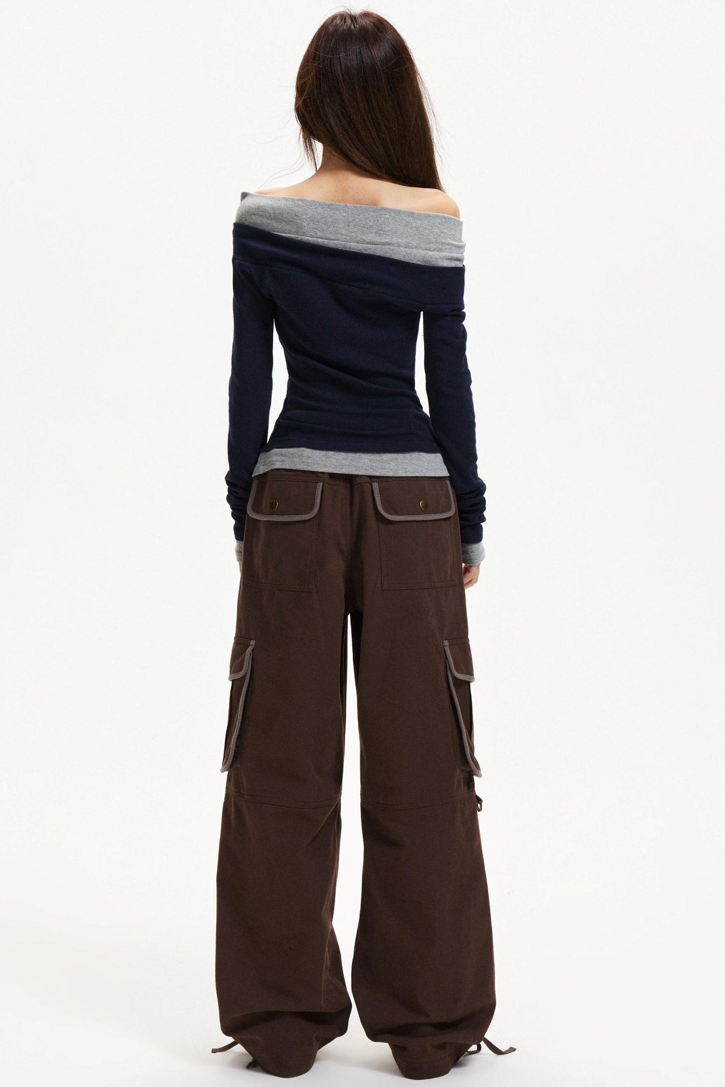 One-Shoulder Knitted Top