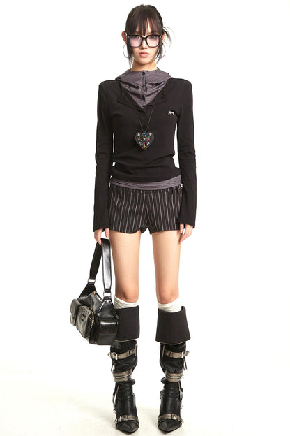 Vintage Polka Dot Long Sleeve T-Shirt