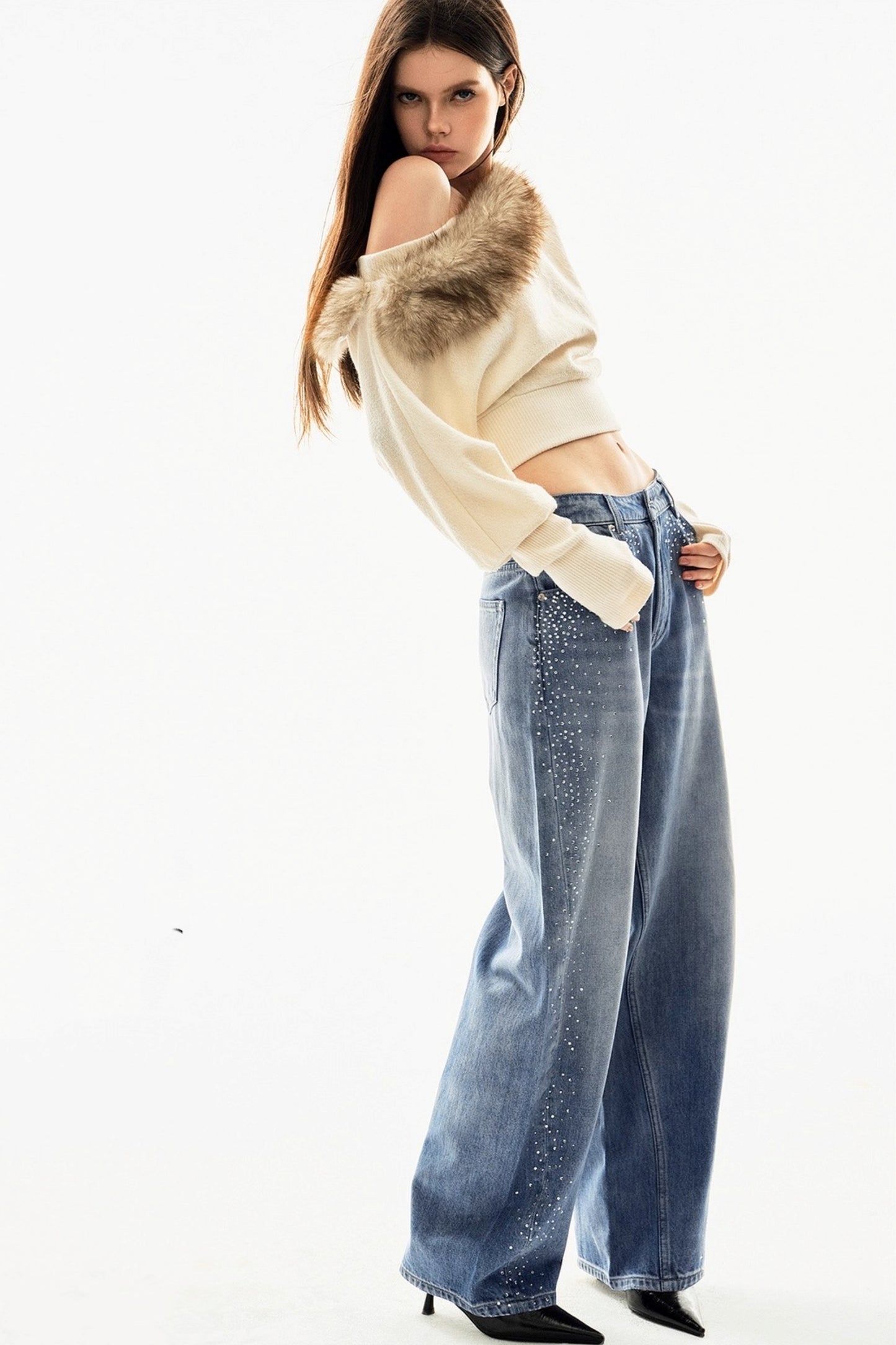 Sparkling Diamond Scimitar Pants