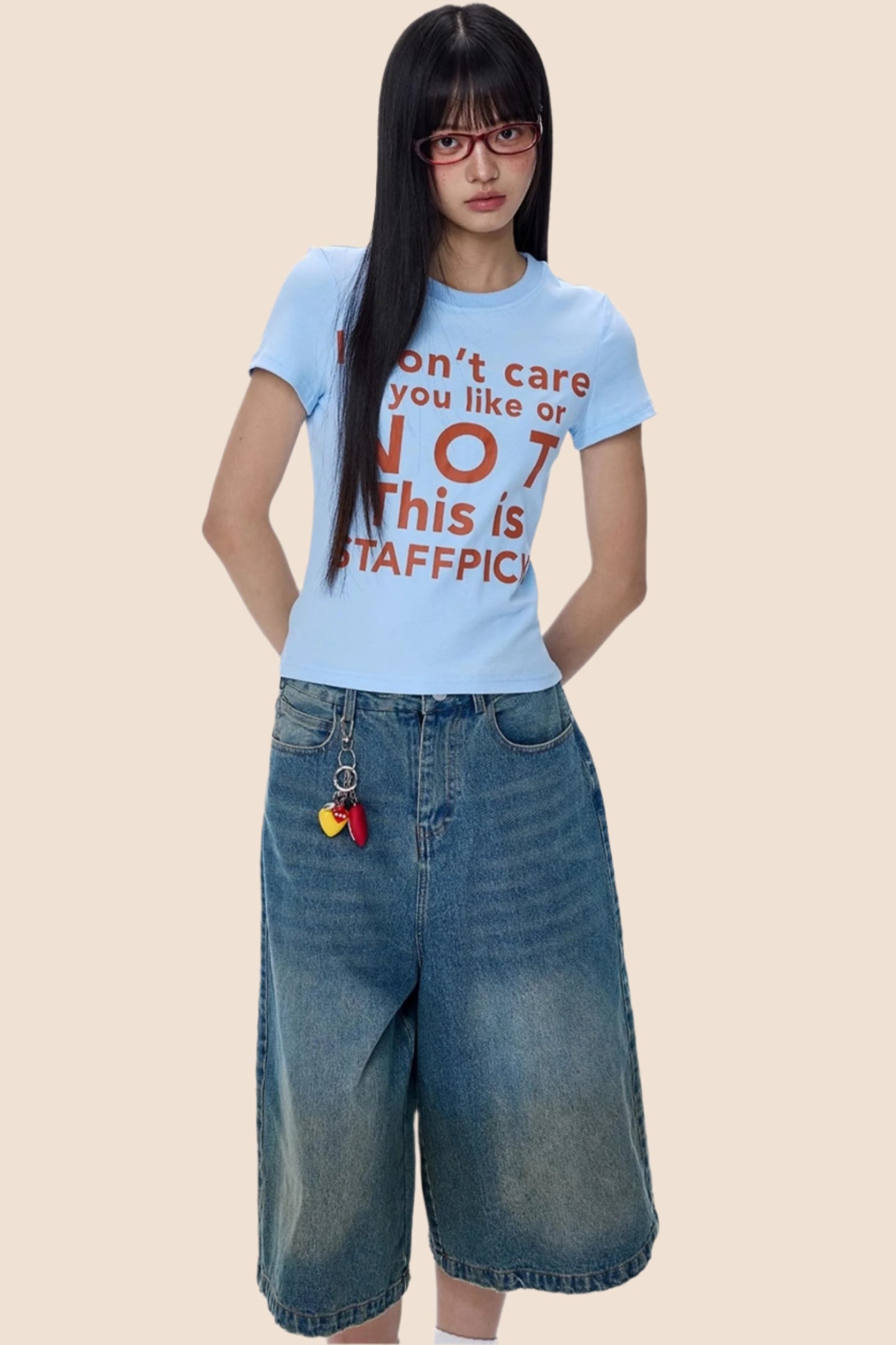 American Monogram Cropped T-Shirt