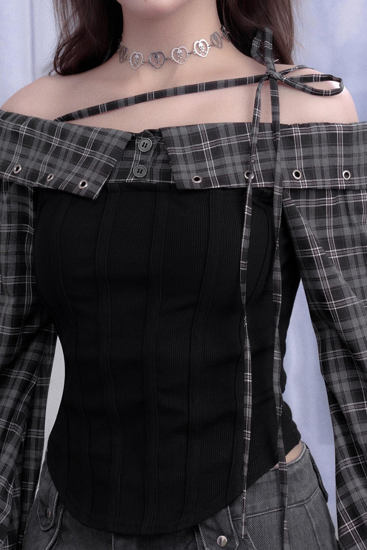 Rebellion One-Shoulder Shirt