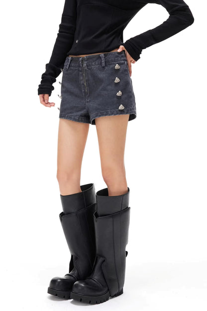 Enzyme Wash Twill Skirt Pants