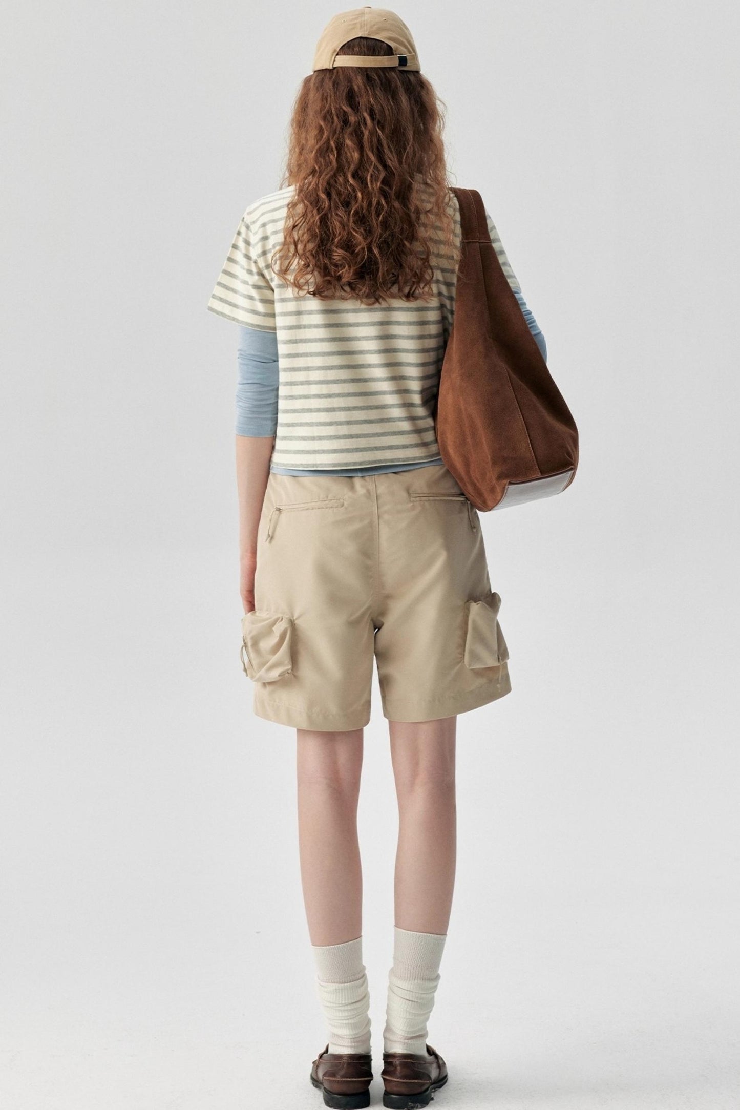 Matte Striped Cotton Top