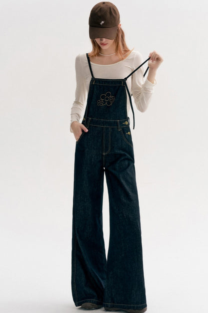 Lazy Floral Wide-Leg Pants