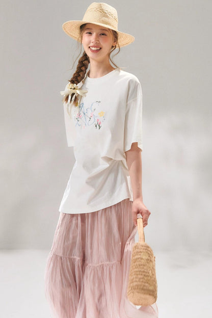 Cross-Stitch Embroidered Top