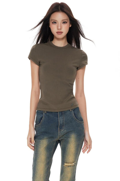 Knitted Slim Base Shirt