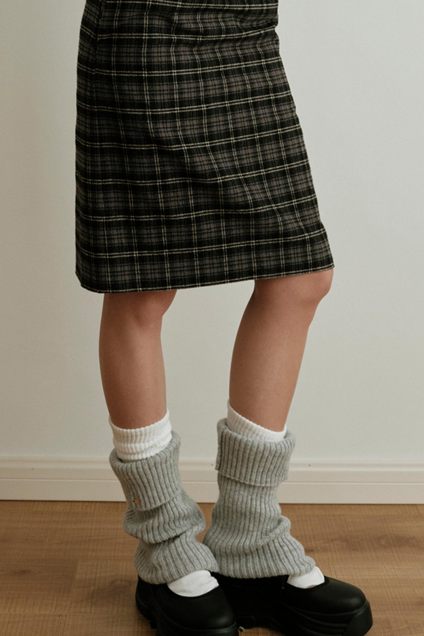 Gold Label Knitted Wool Blend Calf Sock Cover