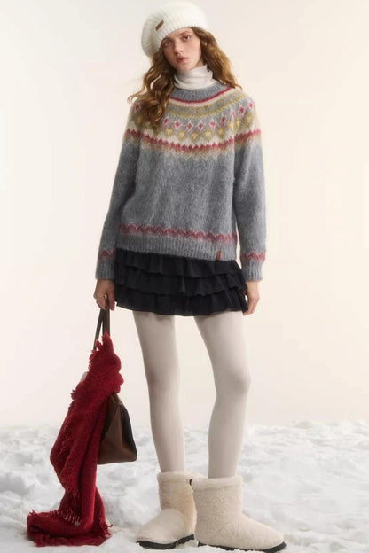 Fair Isle Jacquard Sweater