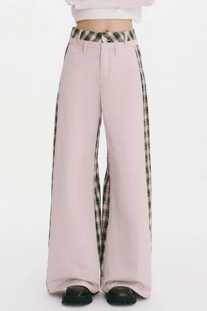 Patchwork Cotton Pants