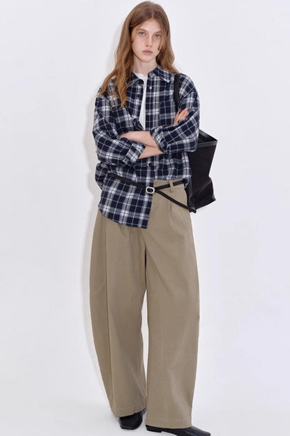 Versatile Casual Plaid Shirt