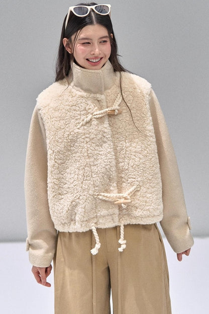 Toggle Button Woolen Coat