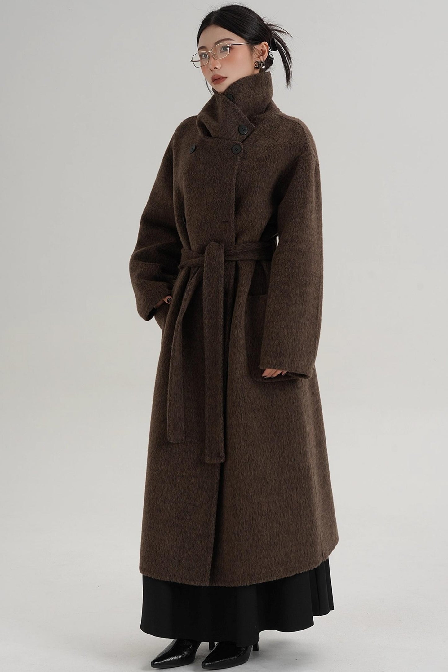Square Wool Coat